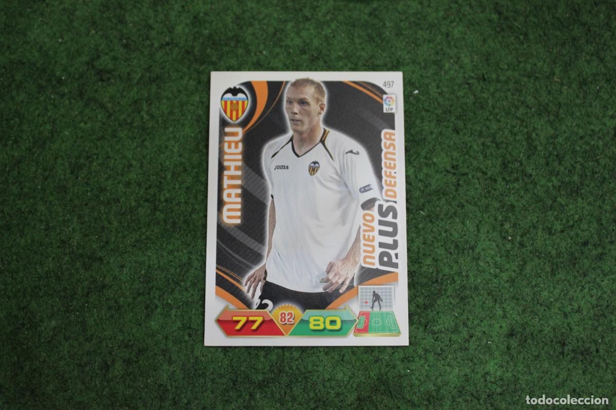 Figurine di Calcio: 497 MATHIEU NUEVO PLUS DEFENSA ADRENALYN XL 2011 2012 11 12 LALIGA SANTANDER