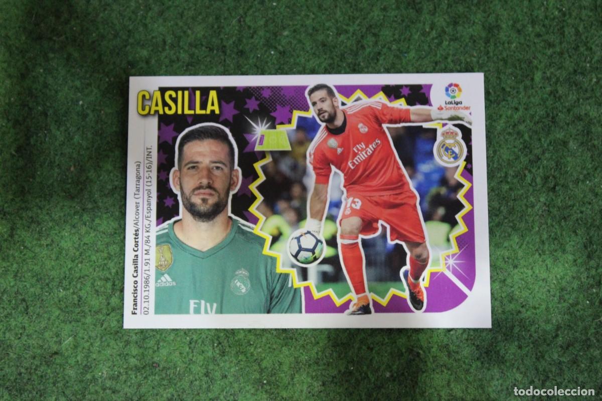 Figurine di Calcio: 2 CASILLA REAL MADRID LIGA ESTE 2018-19 2018 2019 18 19 LALIGA SANTANDER