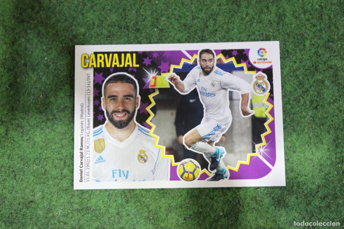 Figurine di Calcio: 3 CARVAJAL REAL MADRID LIGA ESTE 2018-19 2018 2019 18 19 LALIGA SANTANDER