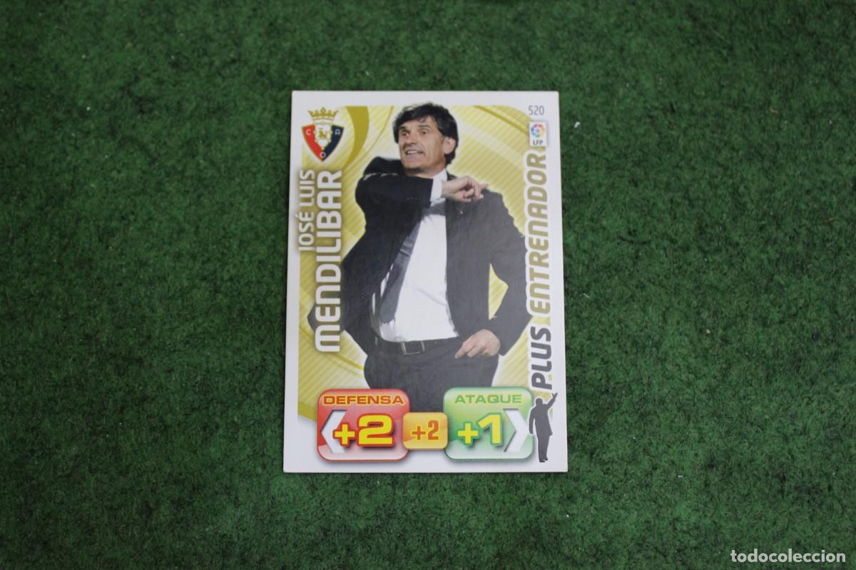 Cromos de Futebol: 520 JOS&Eacute; LUIS MENDILIBAR PLUS ENTRENADOR ADRENALYN XL 2011 2012 11 12 LALIGA SANTANDER