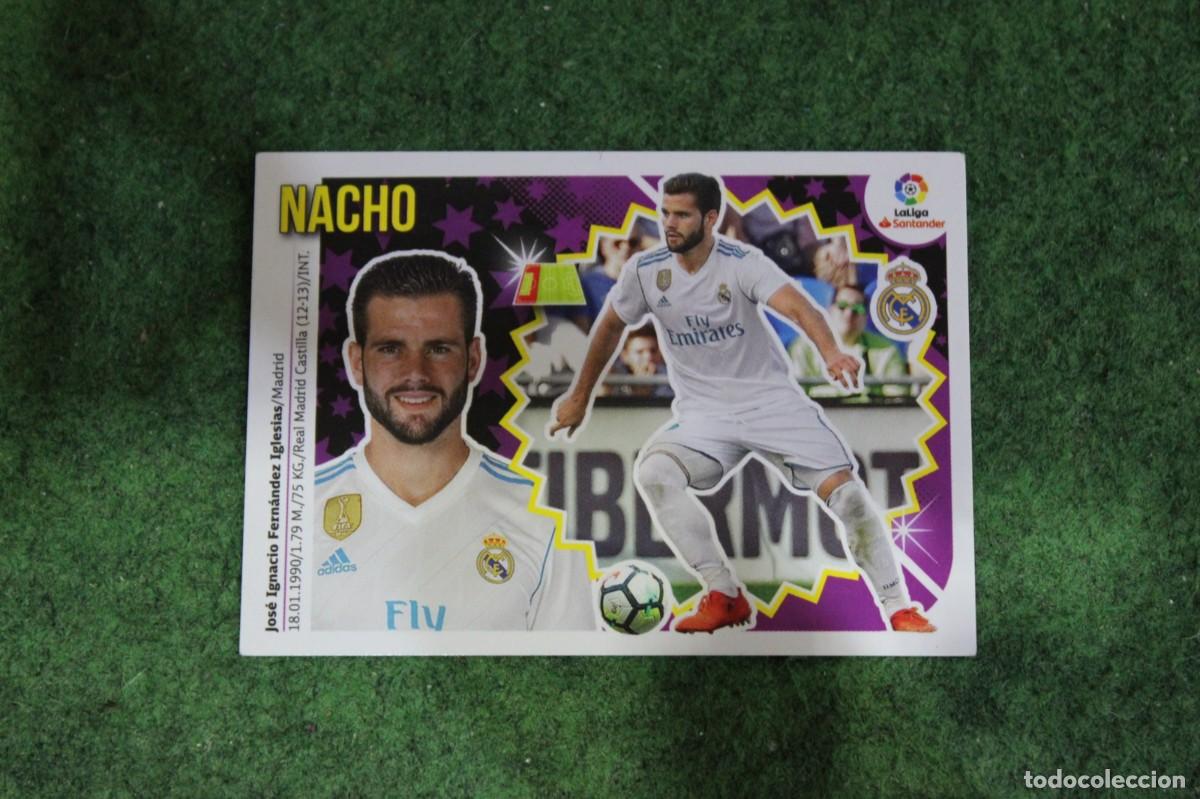 Figurine di Calcio: 5A NACHO REAL MADRID LIGA ESTE 2018-19 2018 2019 18 19 LALIGA SANTANDER