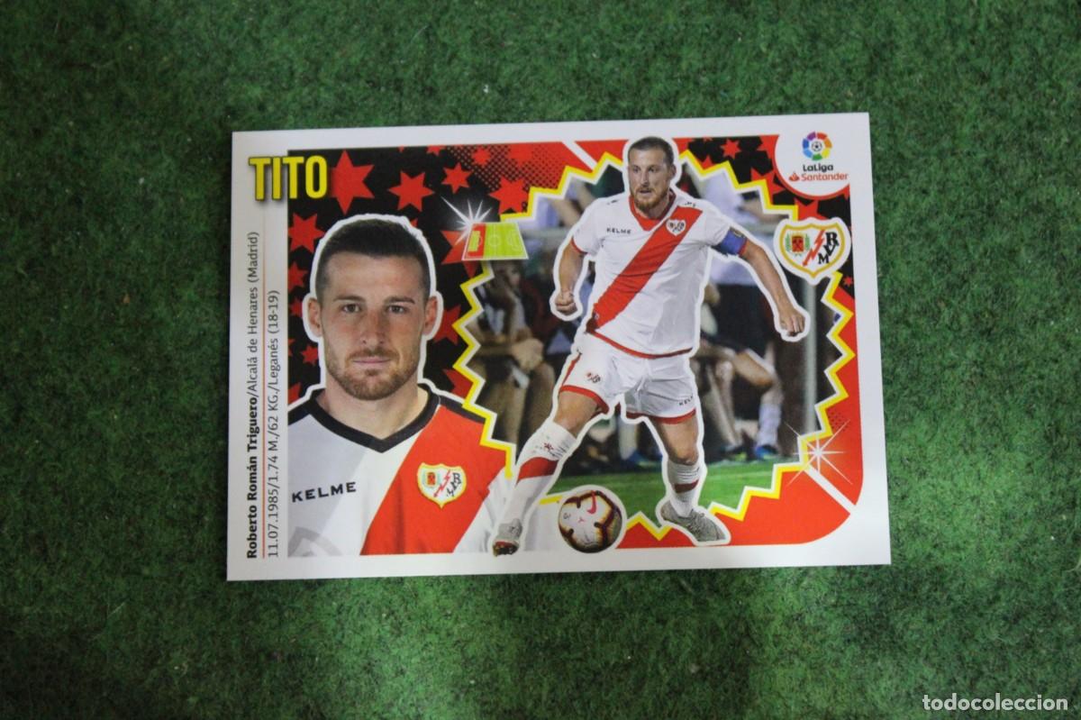 Football Stickers: 3 BIS TITO COLOCA RAYO VALLECANO LIGA ESTE 2018-19 2018 2019 18 19 LALIGA SANTANDER