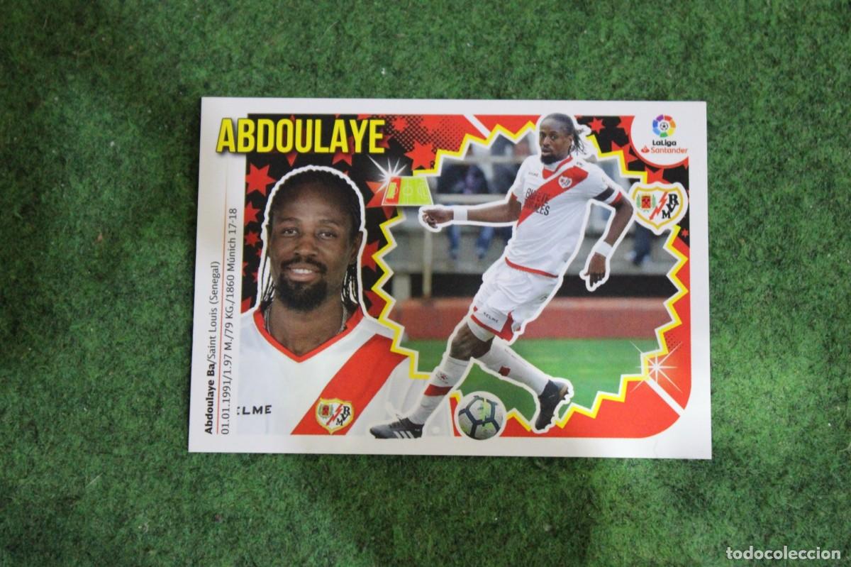 Football Stickers: 4 ABDOULAYE RAYO VALLECANO LIGA ESTE 2018-19 2018 2019 18 19 LALIGA SANTANDER