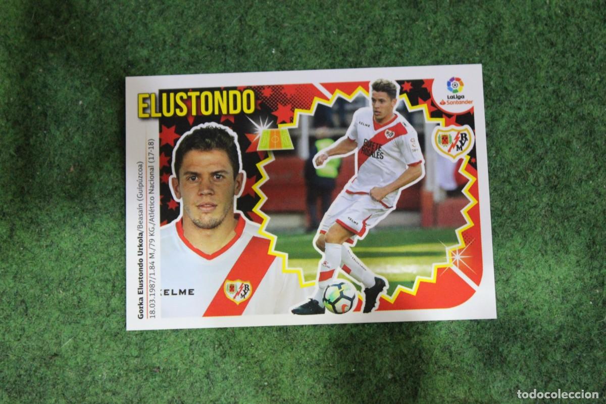 Cromos de f&uacute;tbol: 8 ELUSTONDO RAYO VALLECANO LIGA ESTE 2018-19 2018 2019 18 19 LALIGA SANTANDER