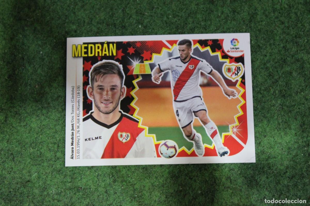 Cromos de f&uacute;tbol: 9 BIS MEDR&Aacute;N COLOCA RAYO VALLECANO LIGA ESTE 2018-19 2018 2019 18 19 LALIGA SANTANDER