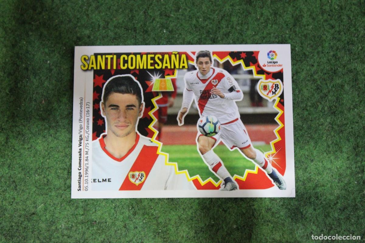 Cromos de f&uacute;tbol: 10 SANTI COMESA&Ntilde;A RAYO VALLECANO LIGA ESTE 2018-19 2018 2019 18 19 LALIGA SANTANDER