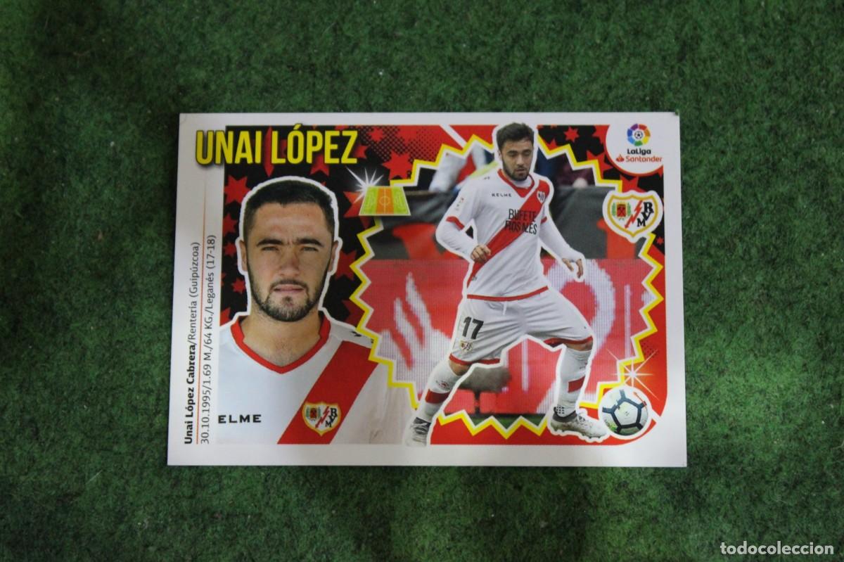 Cromos de f&uacute;tbol: 11 UNAI L&Oacute;PEZ RAYO VALLECANO LIGA ESTE 2018-19 2018 2019 18 19 LALIGA SANTANDER