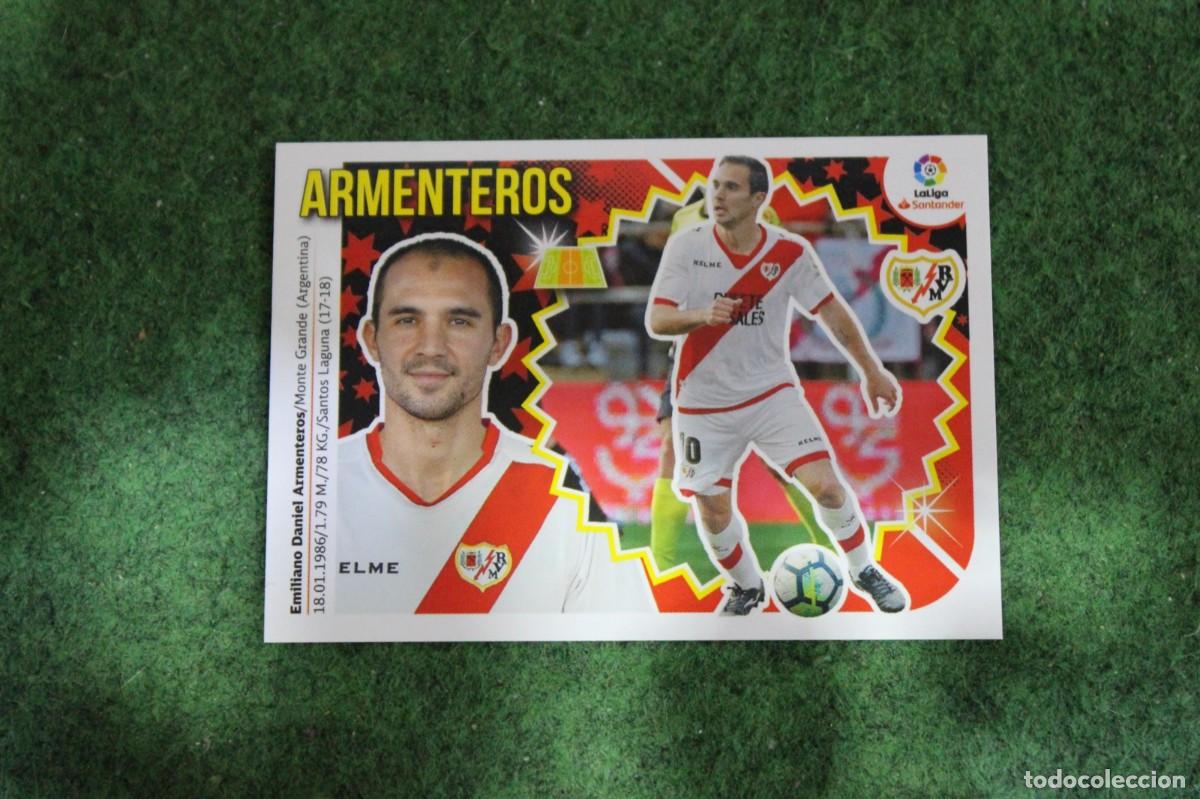 Cromos de f&uacute;tbol: 13 ARMENTEROS RAYO VALLECANO LIGA ESTE 2018-19 2018 2019 18 19 LALIGA SANTANDER