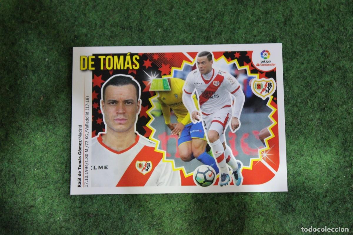 Cromos de f&uacute;tbol: 13 BIS DE TOM&Aacute;S COLOCA RAYO VALLECANO LIGA ESTE 2018-19 2018 2019 18 19 LALIGA SANTANDER