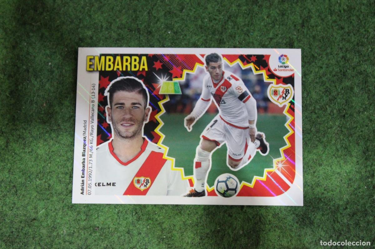 Cromos de f&uacute;tbol: 14 EMBARBA RAYO VALLECANO LIGA ESTE 2018-19 2018 2019 18 19 LALIGA SANTANDER