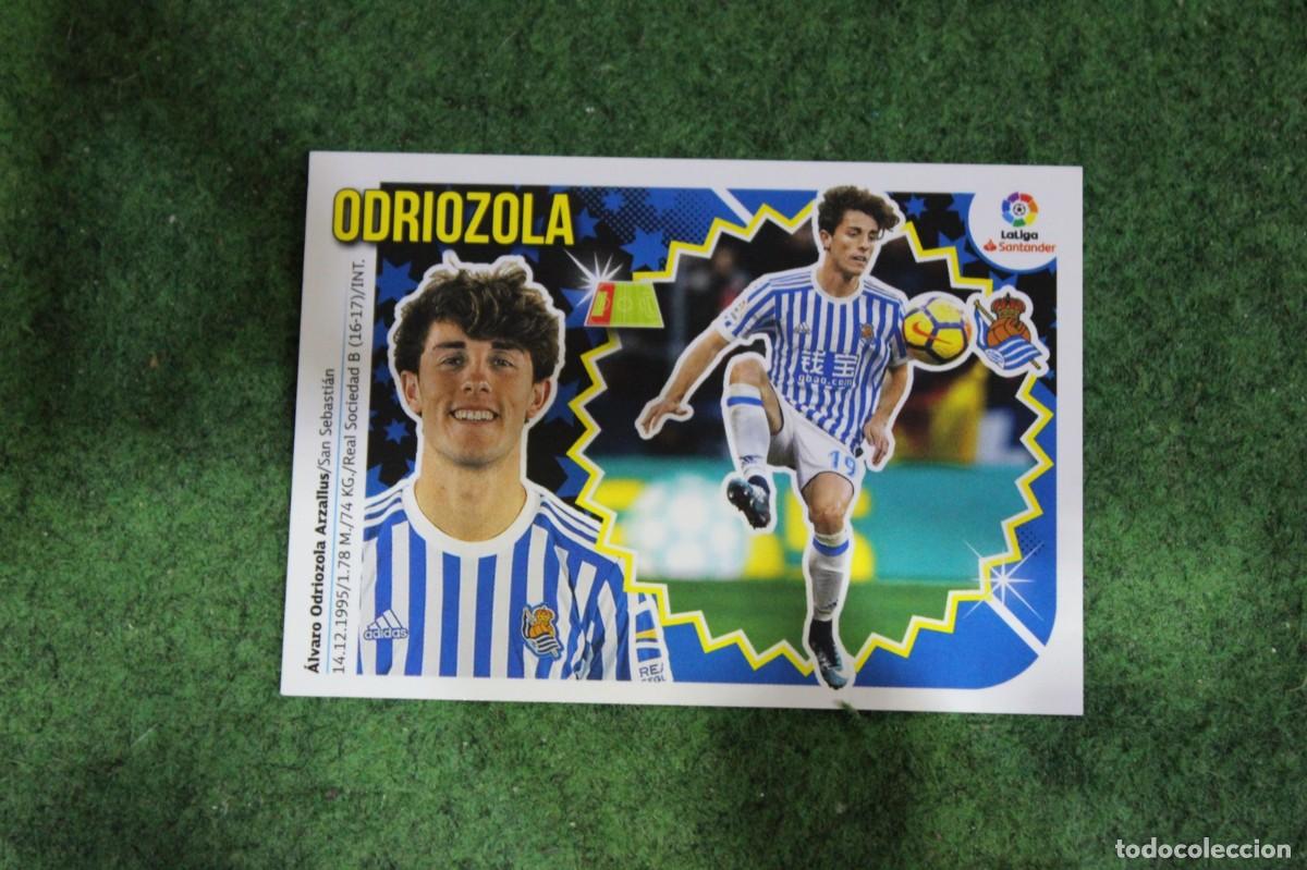 Cartes &agrave; collectionner de Football: 3A ODRIOZOLA REAL SOCIEDAD LIGA ESTE 2018-19 2018 2019 18 19 LALIGA SANTANDER