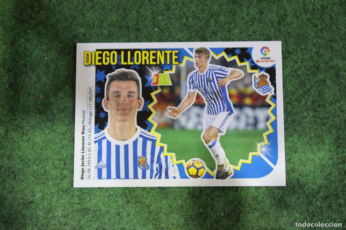 Cartes &agrave; collectionner de Football: 4 DIEGO LLORENTE REAL SOCIEDAD LIGA ESTE 2018-19 2018 2019 18 19 LALIGA SANTANDER