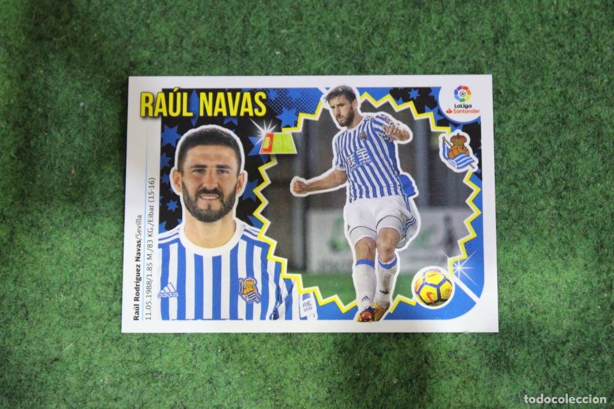 Cartes &agrave; collectionner de Football: 5 RA&Uacute;L NAVAS REAL SOCIEDAD LIGA ESTE 2018-19 2018 2019 18 19 LALIGA SANTANDER