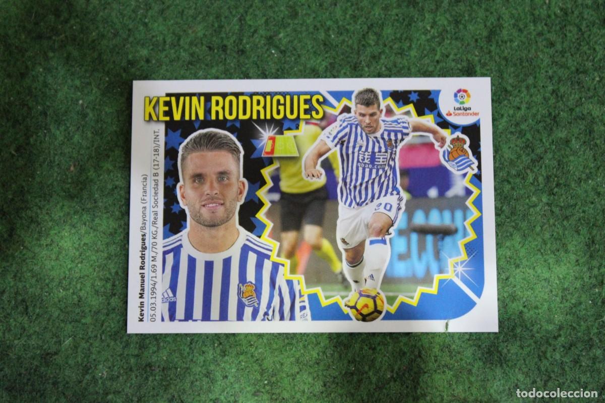Cartes &agrave; collectionner de Football: 7B KEVIN RODRIGUES REAL SOCIEDAD LIGA ESTE 2018-19 2018 2019 18 19 LALIGA SANTANDER