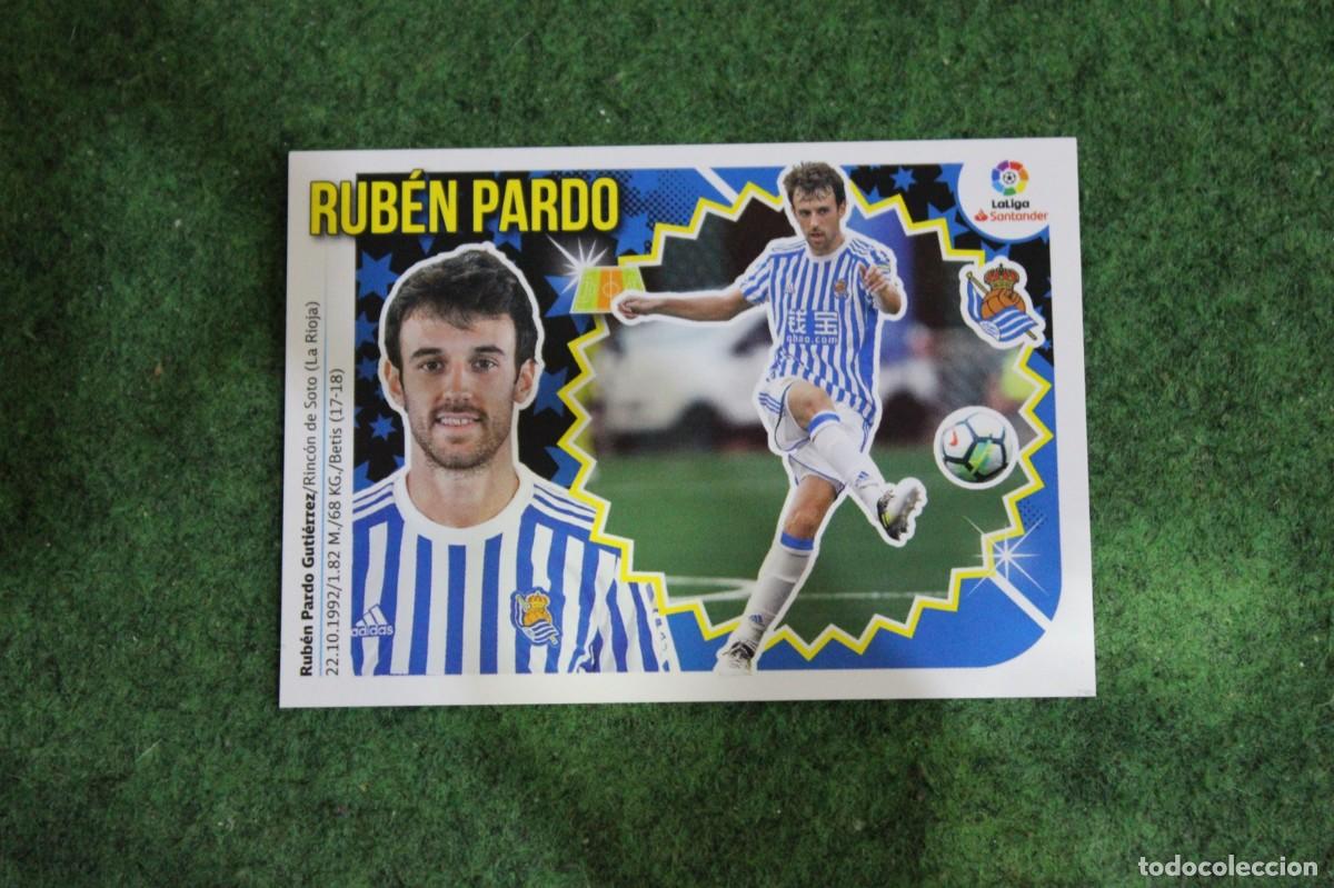 Cromos de f&uacute;tbol: 9 BIS RUB&Eacute;N PARDO COLOCA REAL SOCIEDAD LIGA ESTE 2018-19 2018 2019 18 19 LALIGA SANTANDER