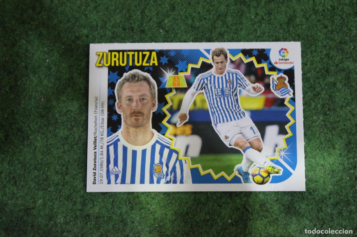 Cromos de f&uacute;tbol: 11 ZURUTUZA REAL SOCIEDAD LIGA ESTE 2018-19 2018 2019 18 19 LALIGA SANTANDER