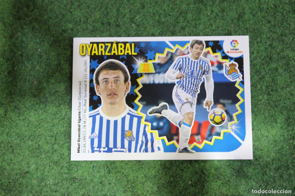 Cromos de f&uacute;tbol: 12 OYARZ&Aacute;BAL REAL SOCIEDAD LIGA ESTE 2018-19 2018 2019 18 19 LALIGA SANTANDER