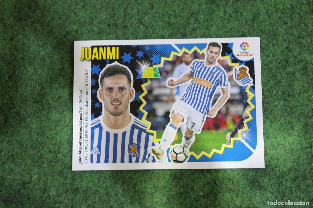 Cromos de f&uacute;tbol: 13 JUANMI REAL SOCIEDAD LIGA ESTE 2018-19 2018 2019 18 19 LALIGA SANTANDER