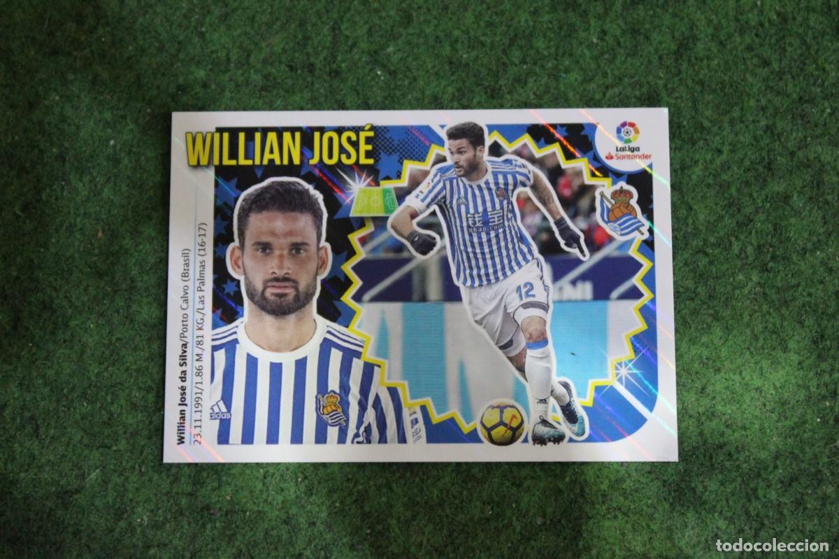 Cromos de f&uacute;tbol: 15 WILLIAN JOS&Eacute; REAL SOCIEDAD LIGA ESTE 2018-19 2018 2019 18 19 LALIGA SANTANDER