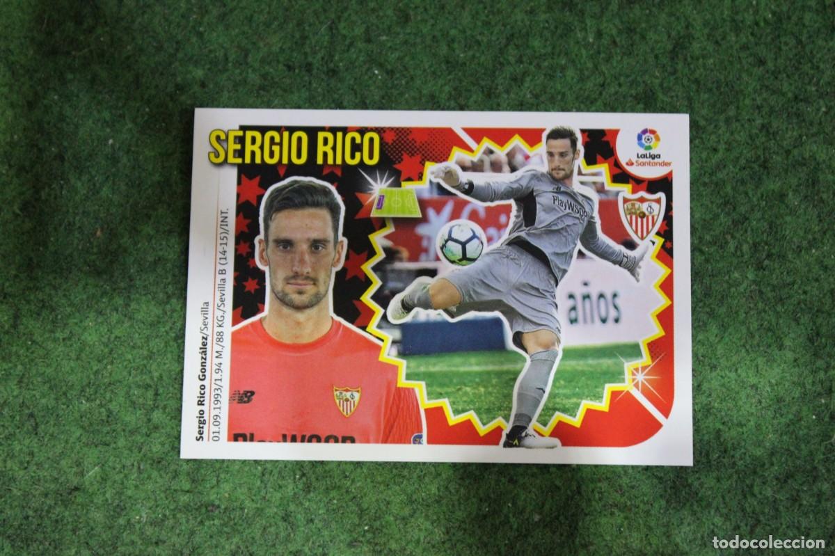 Cromos de f&uacute;tbol: 1 SERGIO RICO SEVILLA FC LIGA ESTE 2018-19 2018 2019 18 19 LALIGA SANTANDER