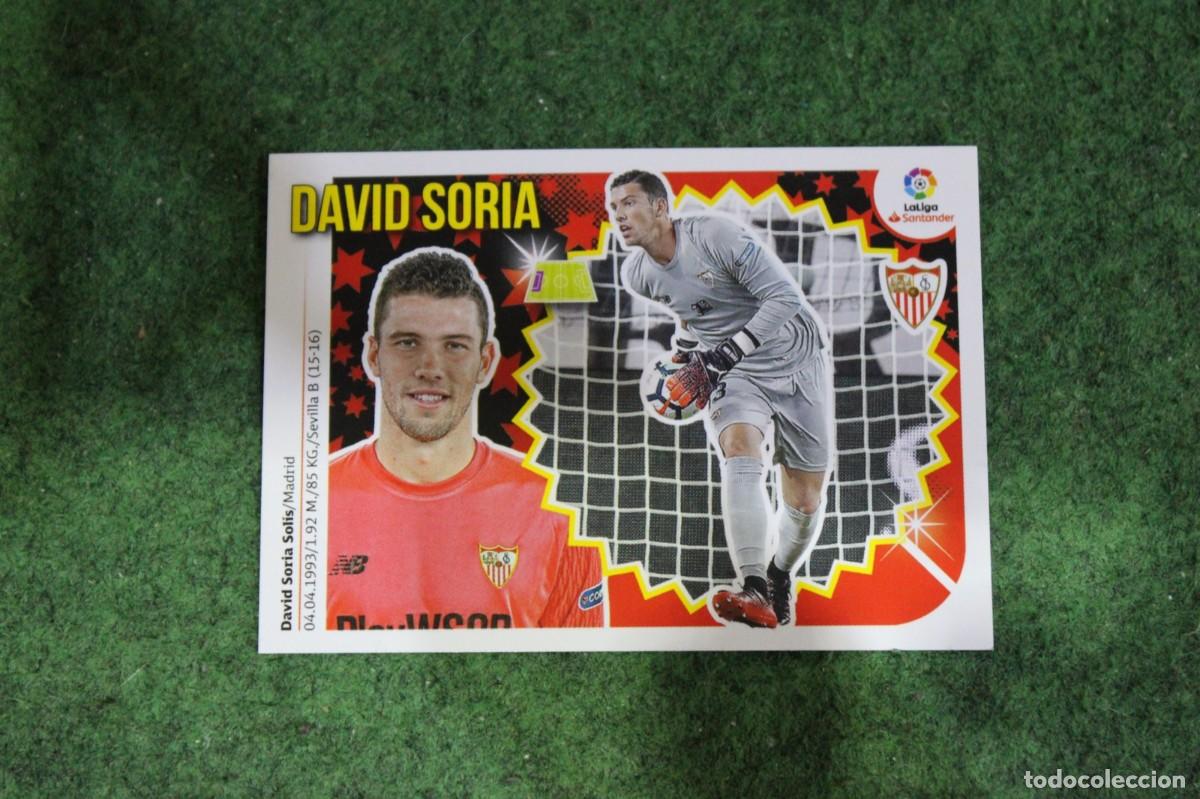 Cromos de f&uacute;tbol: 2 DAVID SORIA SEVILLA FC LIGA ESTE 2018-19 2018 2019 18 19 LALIGA SANTANDER