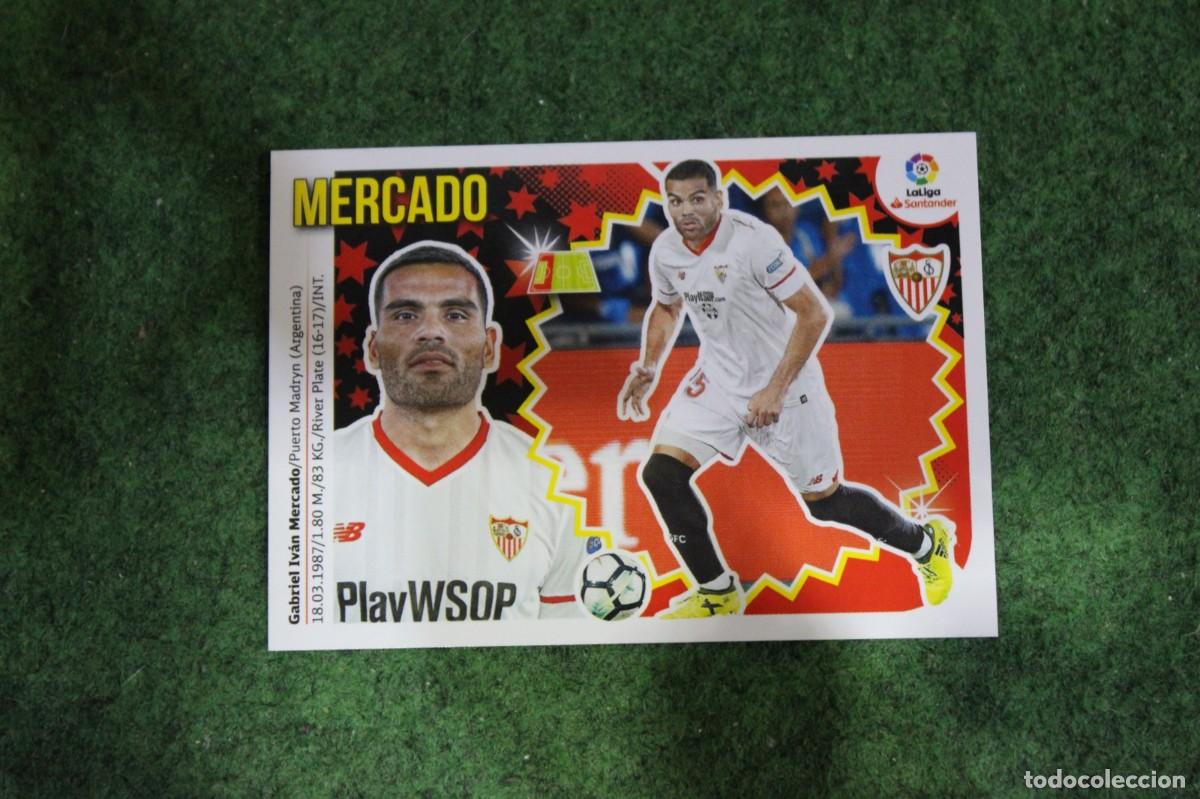 Cromos de f&uacute;tbol: 4 MERCADO SEVILLA FC LIGA ESTE 2018-19 2018 2019 18 19 LALIGA SANTANDER