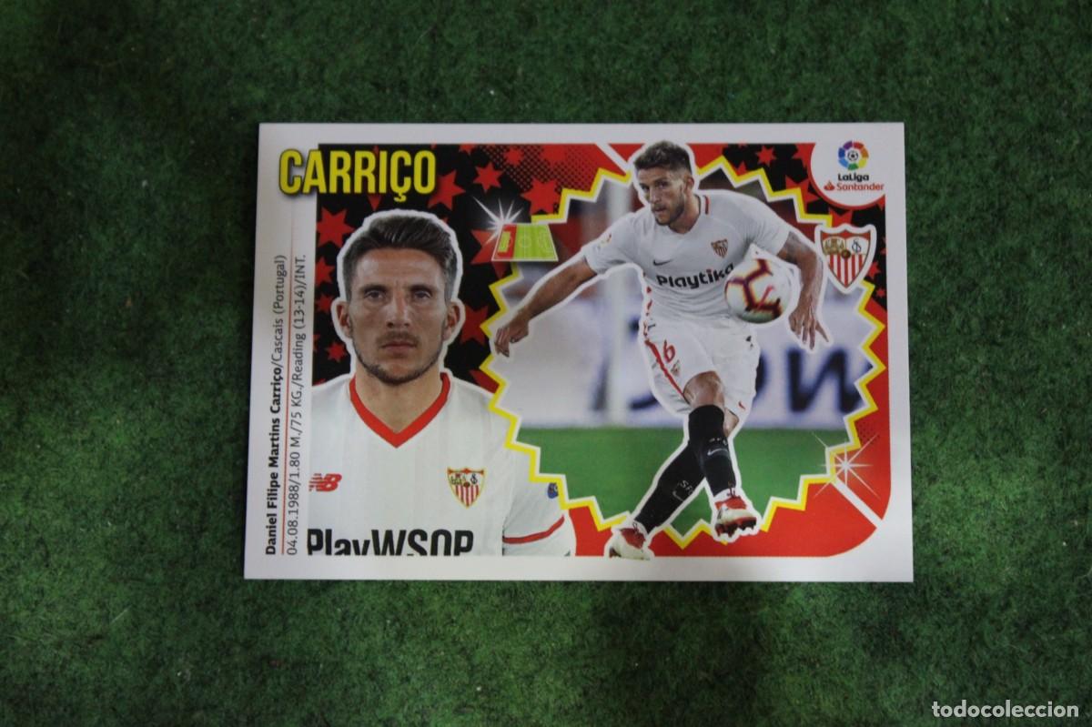 Cromos de f&uacute;tbol: 6 BIS/2 CARRI&Ccedil;O COLOCA SEVILLA FC LIGA ESTE 2018-19 2018 2019 18 19 LALIGA SANTANDER