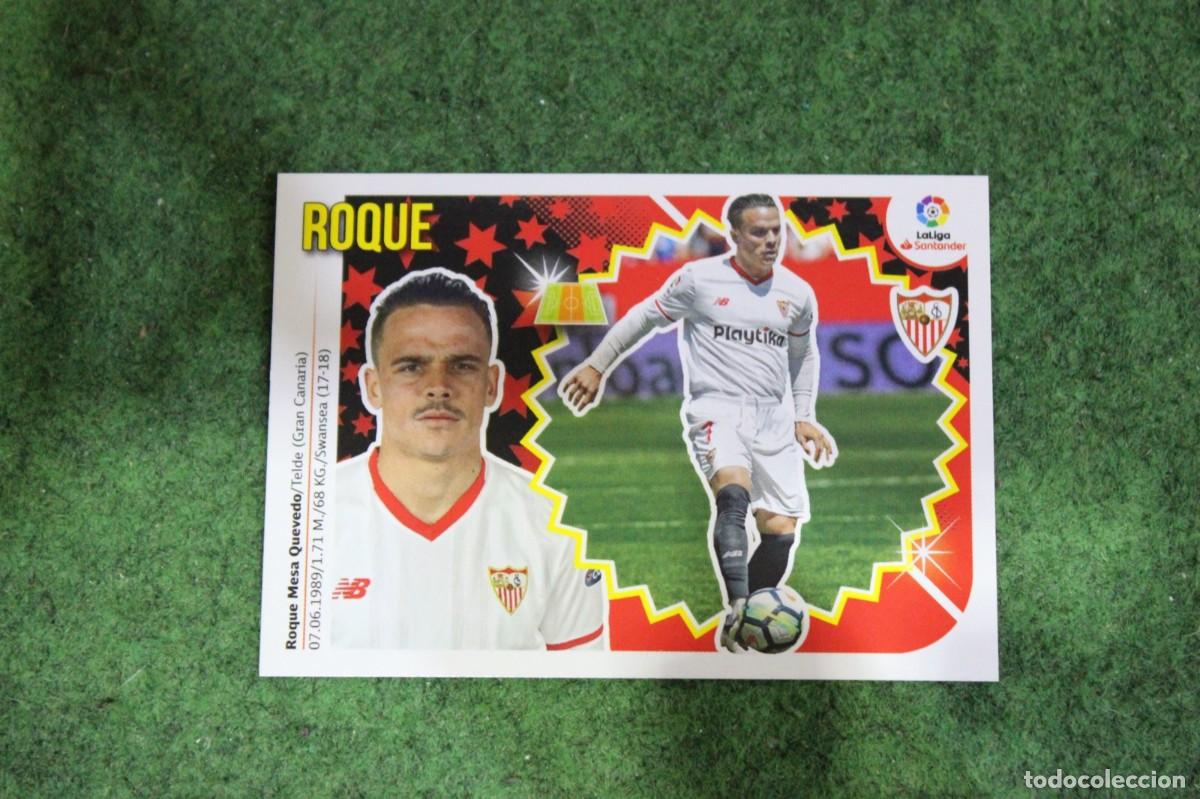 Cromos de f&uacute;tbol: 8 ROQUE SEVILLA FC LIGA ESTE 2018-19 2018 2019 18 19 LALIGA SANTANDER