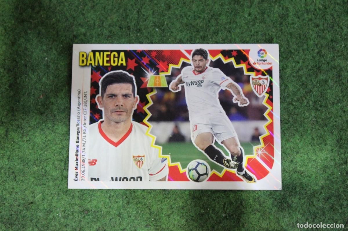 Cromos de f&uacute;tbol: 10 BANEGA SEVILLA FC LIGA ESTE 2018-19 2018 2019 18 19 LALIGA SANTANDER