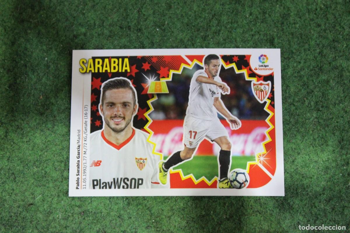 Cromos de f&uacute;tbol: 13 SARABIA SEVILLA FC LIGA ESTE 2018-19 2018 2019 18 19 LALIGA SANTANDER
