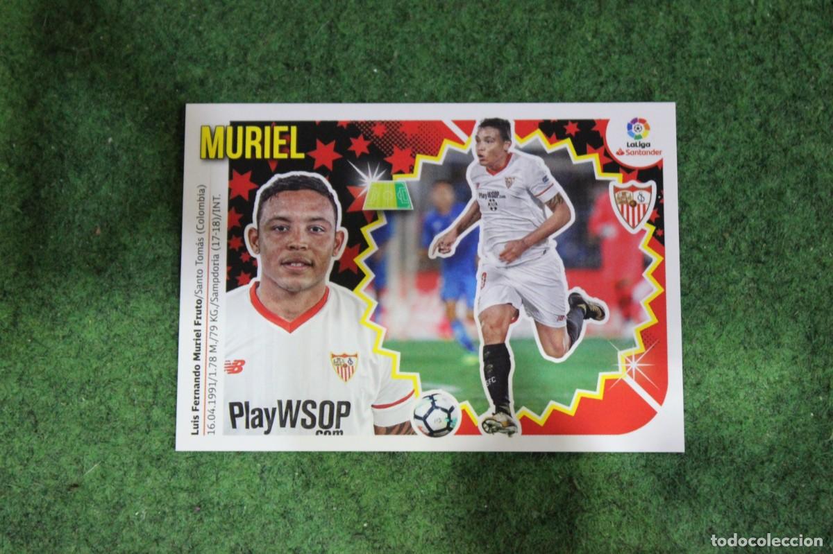 Cromos de f&uacute;tbol: 15 MURIEL SEVILLA FC LIGA ESTE 2018-19 2018 2019 18 19 LALIGA SANTANDER