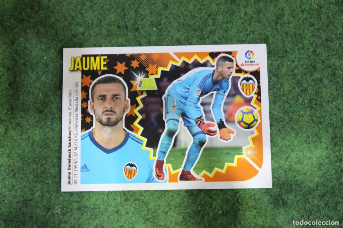 Cromos de f&uacute;tbol: 2 JAUME VALENCIA CF LIGA ESTE 2018-19 2018 2019 18 19 LALIGA SANTANDER