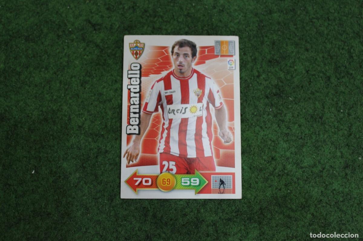 Football Stickers: BERNARDELLO UD ALMER&Iacute;A ADRENALYN XL 2010 2011 10 11 LALIGA SANTANDER