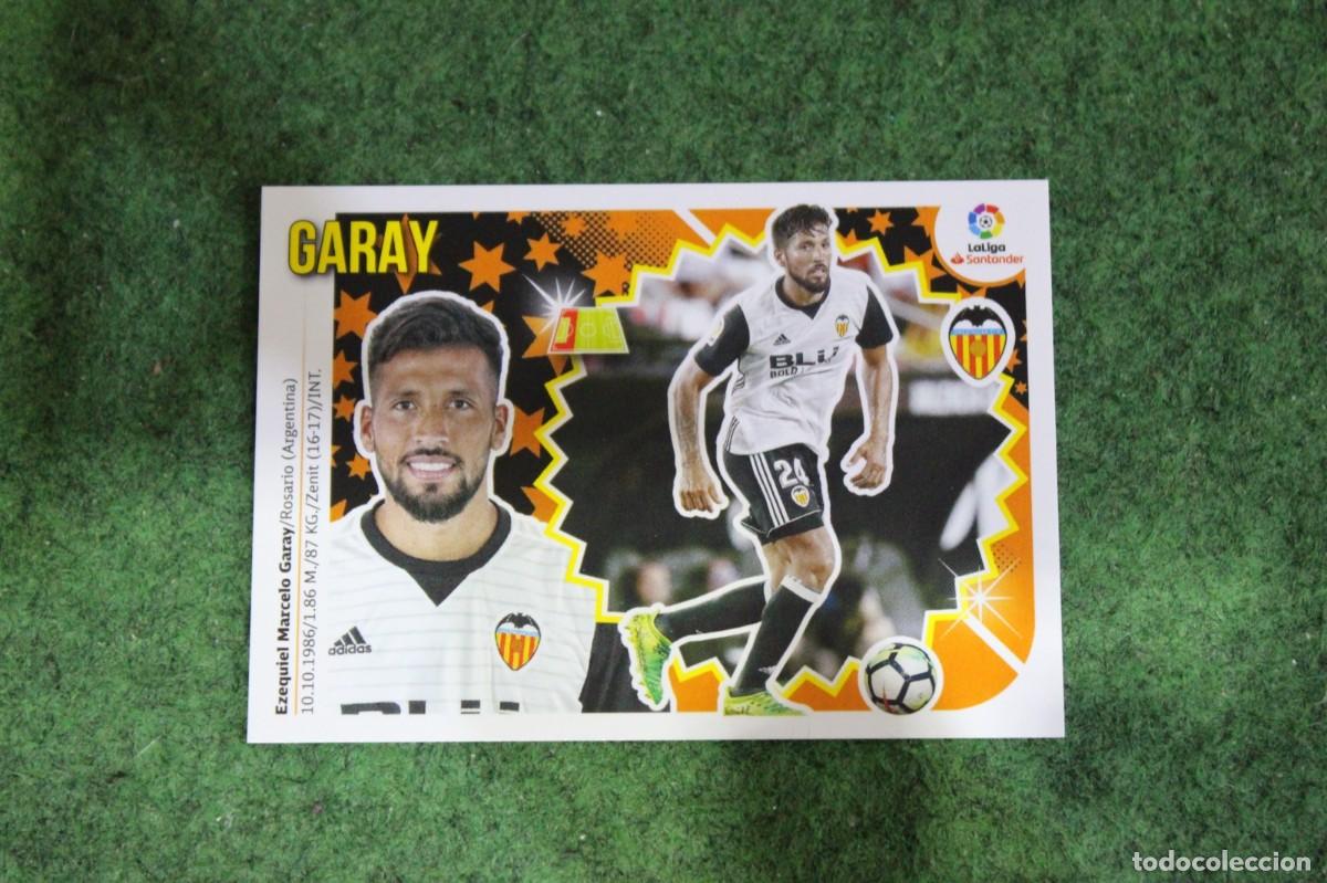 Football Stickers: 4 GARAY VALENCIA CF LIGA ESTE 2018-19 2018 2019 18 19 LALIGA SANTANDER