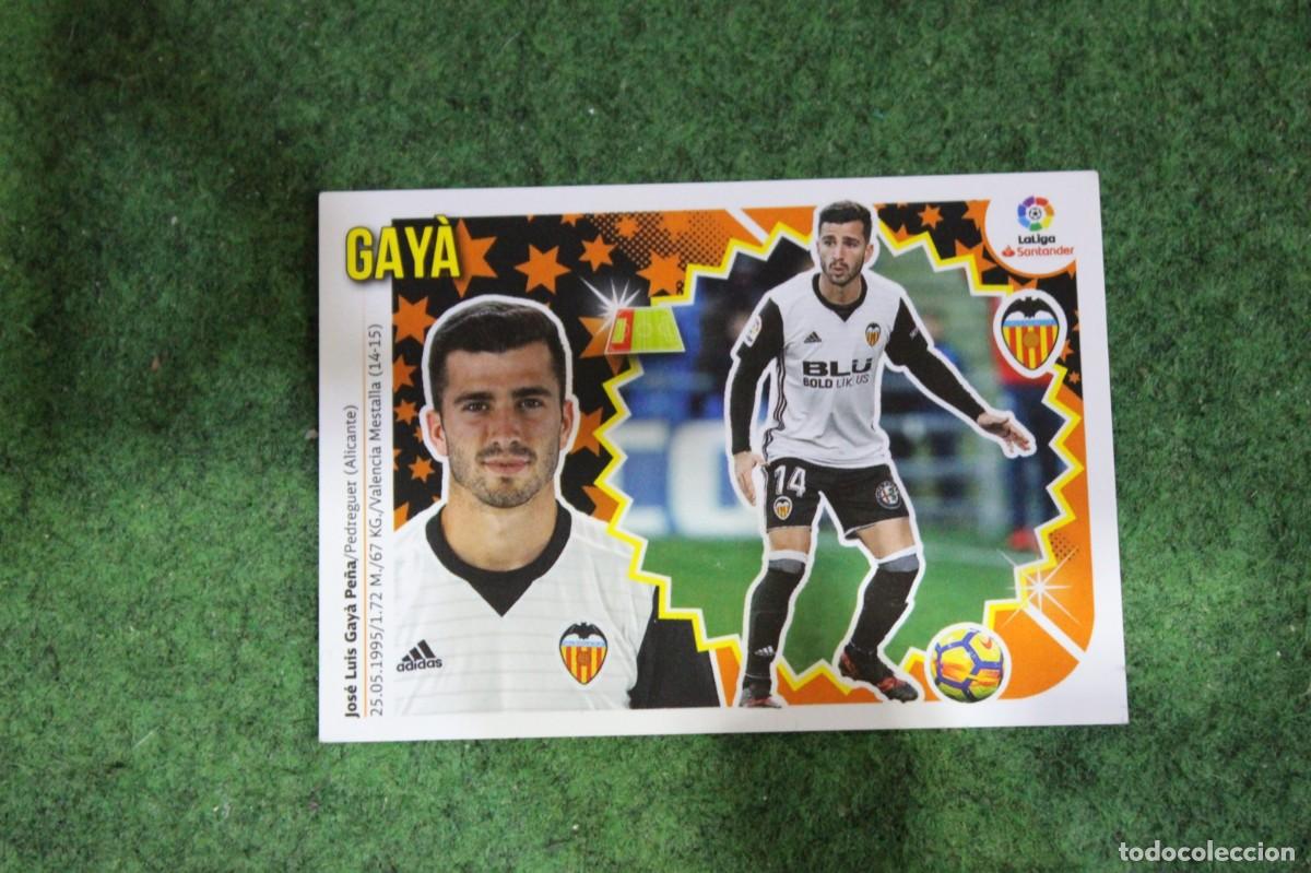 Football Stickers: 7A GAY&Agrave; VALENCIA CF LIGA ESTE 2018-19 2018 2019 18 19 LALIGA SANTANDER