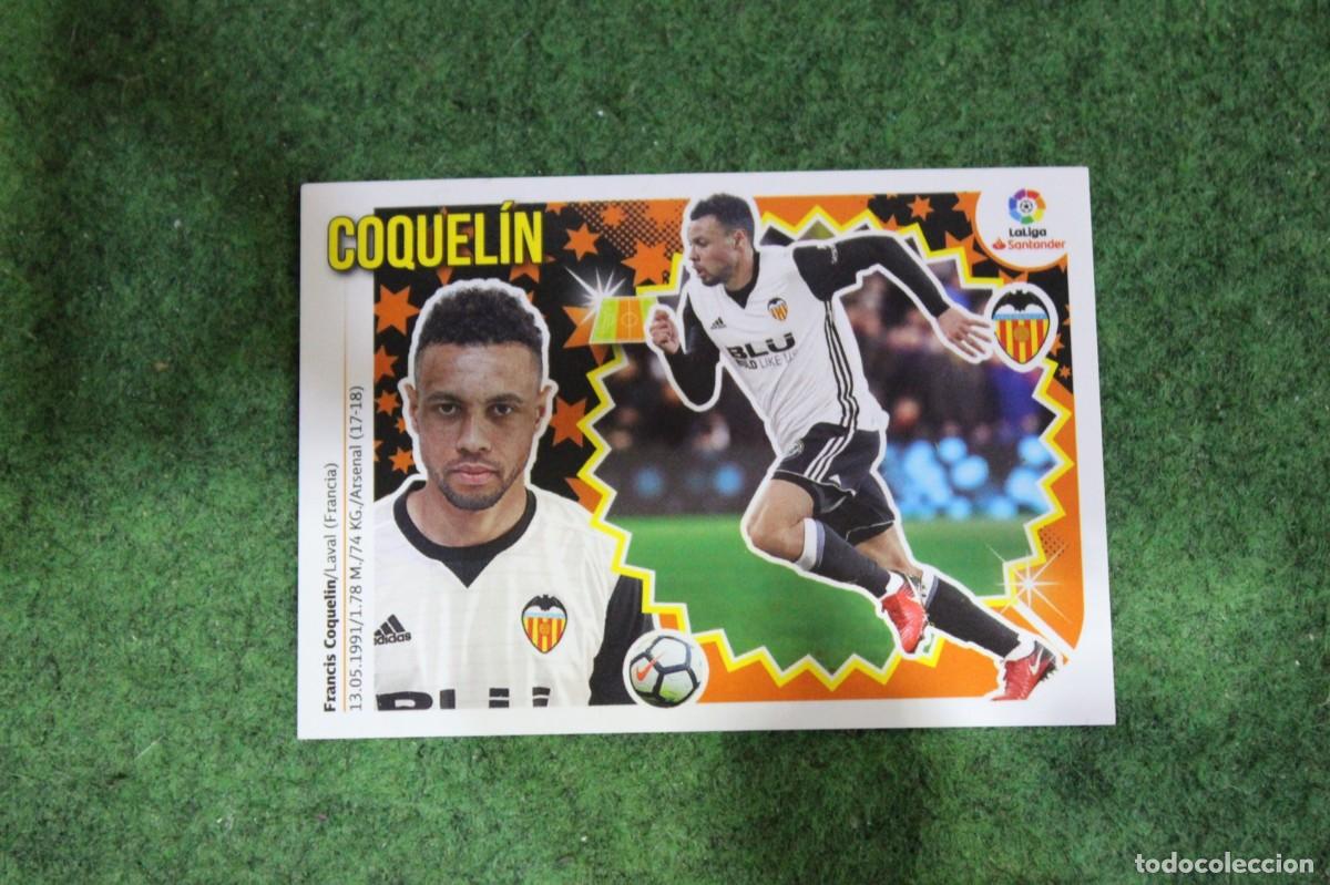 Figurine di Calcio: 10 COQUELIN VALENCIA CF LIGA ESTE 2018-19 2018 2019 18 19 LALIGA SANTANDER