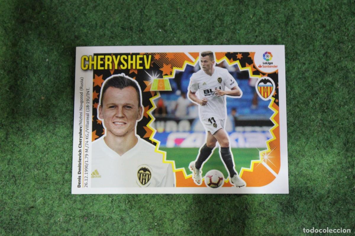 Figurine di Calcio: 10 BIS CHERYSHEV COLOCA VALENCIA CF LIGA ESTE 2018-19 2018 2019 18 19 LALIGA SANTANDER