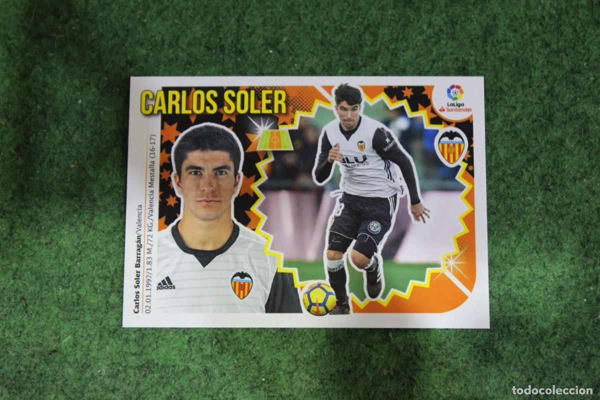 Figurine di Calcio: 11 CARLOS SOLER VALENCIA CF LIGA ESTE 2018-19 2018 2019 18 19 LALIGA SANTANDER