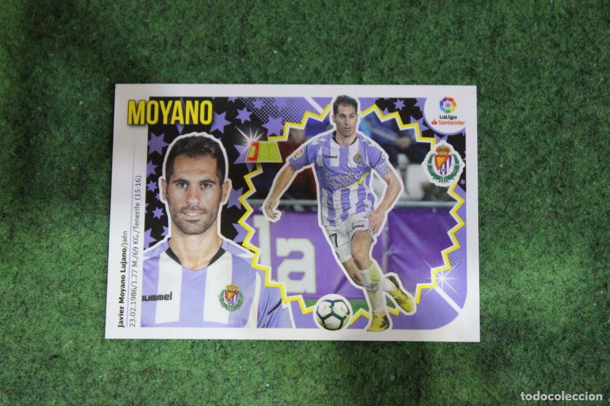 Cromos de f&uacute;tbol: 3 MOYANO REAL VALLADOLID LIGA ESTE 2018-19 2018 2019 18 19 LALIGA SANTANDER