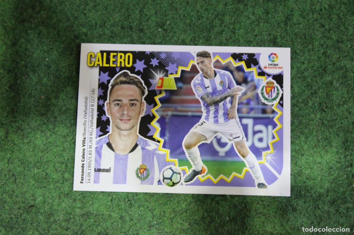 Cromos de f&uacute;tbol: 5 CALERO REAL VALLADOLID LIGA ESTE 2018-19 2018 2019 18 19 LALIGA SANTANDER