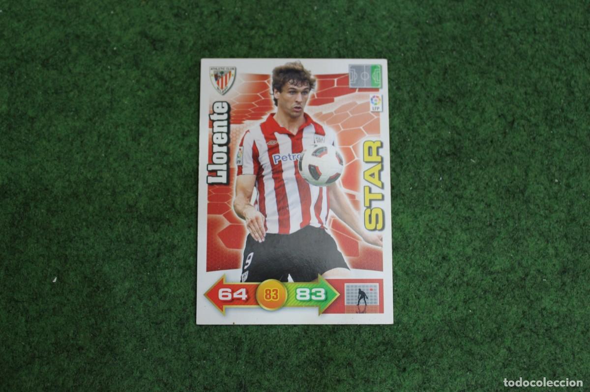 Cromos de f&uacute;tbol: LLORENTE ATHLETIC CLUB STAR ADRENALYN XL 2010 2011 10 11 LALIGA SANTANDER