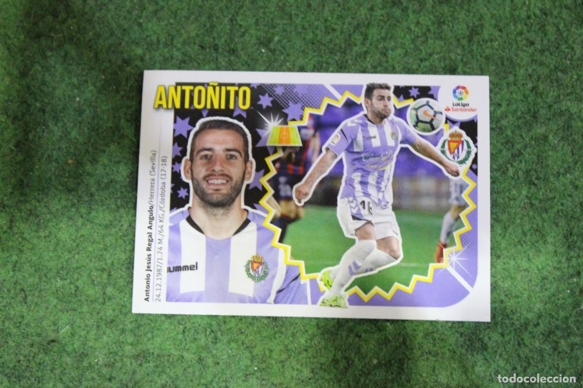 Cromos de f&uacute;tbol: 8 ANTO&Ntilde;ITO REAL VALLADOLID LIGA ESTE 2018-19 2018 2019 18 19 LALIGA SANTANDER