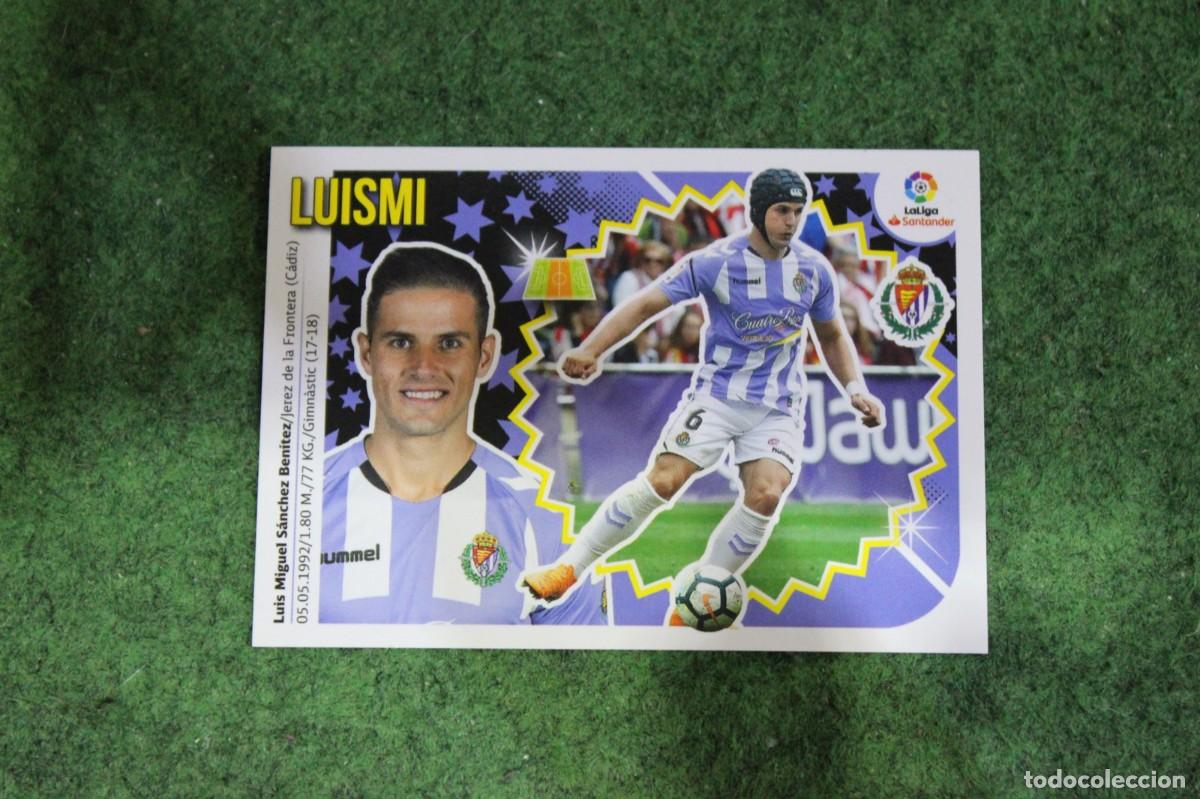 Cromos de f&uacute;tbol: 10B LUISMI REAL VALLADOLID LIGA ESTE 2018-19 2018 2019 18 19 LALIGA SANTANDER