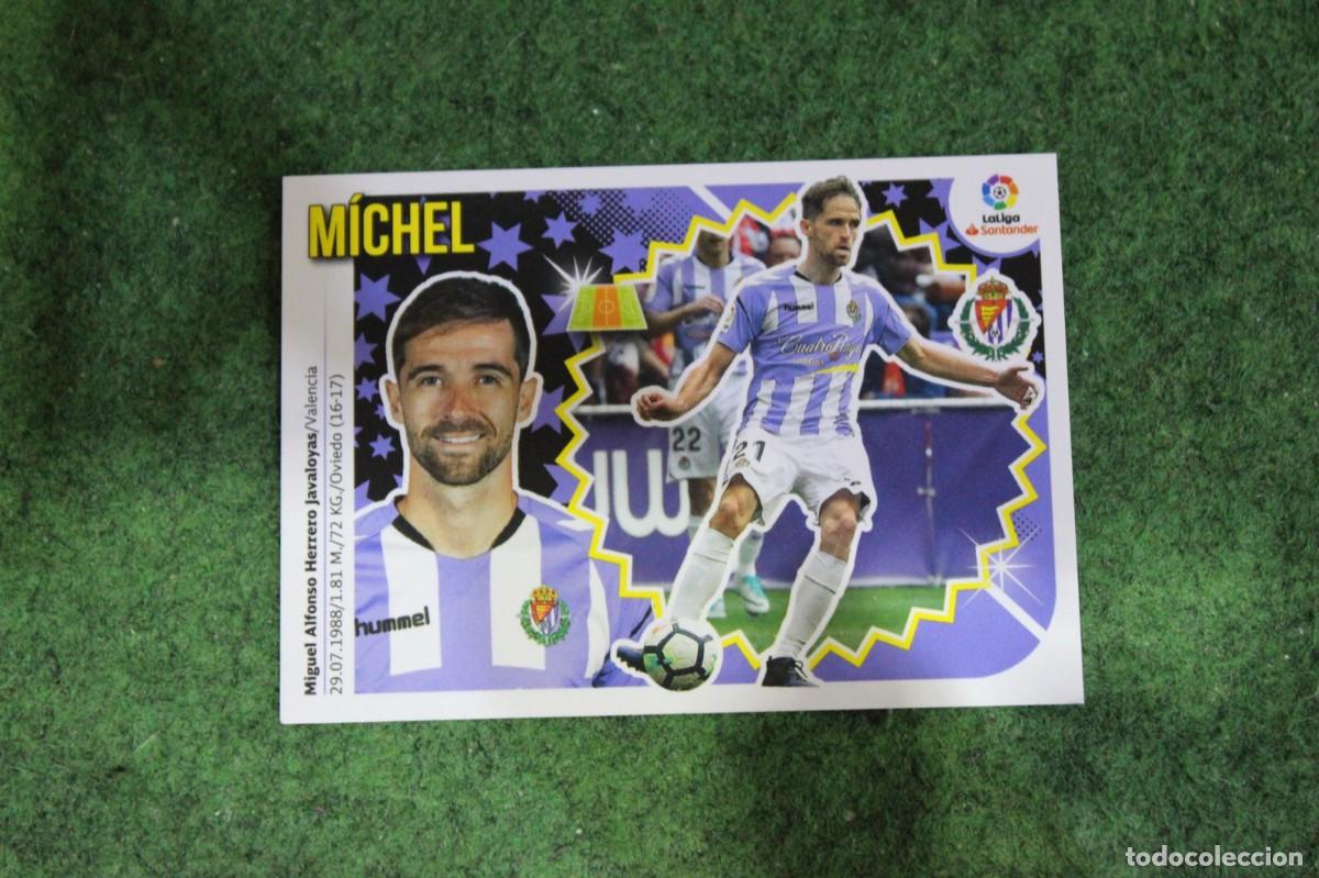Cromos de f&uacute;tbol: 11 M&Iacute;CHEL REAL VALLADOLID LIGA ESTE 2018-19 2018 2019 18 19 LALIGA SANTANDER