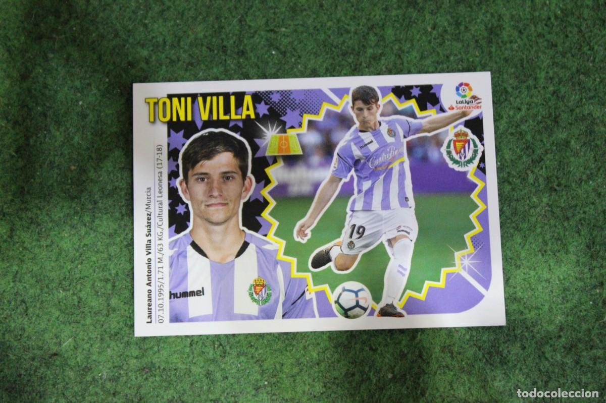 Fu&szlig;ball-Sticker: 13 TONI VILLA REAL VALLADOLID LIGA ESTE 2018-19 2018 2019 18 19 LALIGA SANTANDER