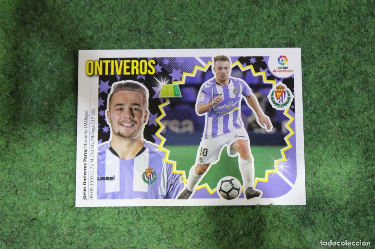 Fu&szlig;ball-Sticker: 14A ONTIVEROS REAL VALLADOLID LIGA ESTE 2018-19 2018 2019 18 19 LALIGA SANTANDER
