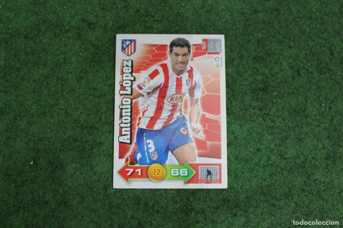 Fu&szlig;ball-Sticker: ANTONIO L&Oacute;PEZ ATL&Eacute;TICO DE MADRID ADRENALYN XL 2010 2011 10 11 LALIGA SANTANDER