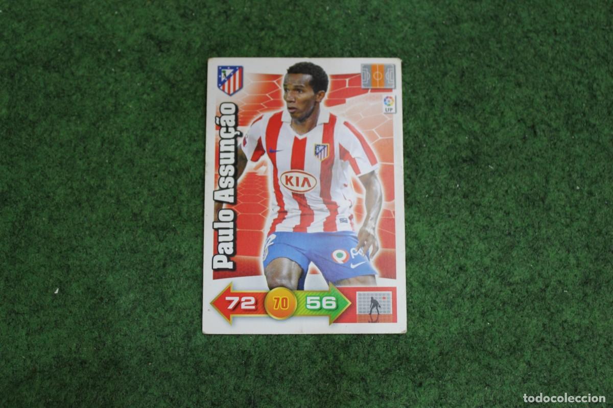 Fu&szlig;ball-Sticker: PAULO ASSUN&Ccedil;&Atilde;O ATL&Eacute;TICO DE MADRID ADRENALYN XL 2010 2011 10 11 LALIGA SANTANDER