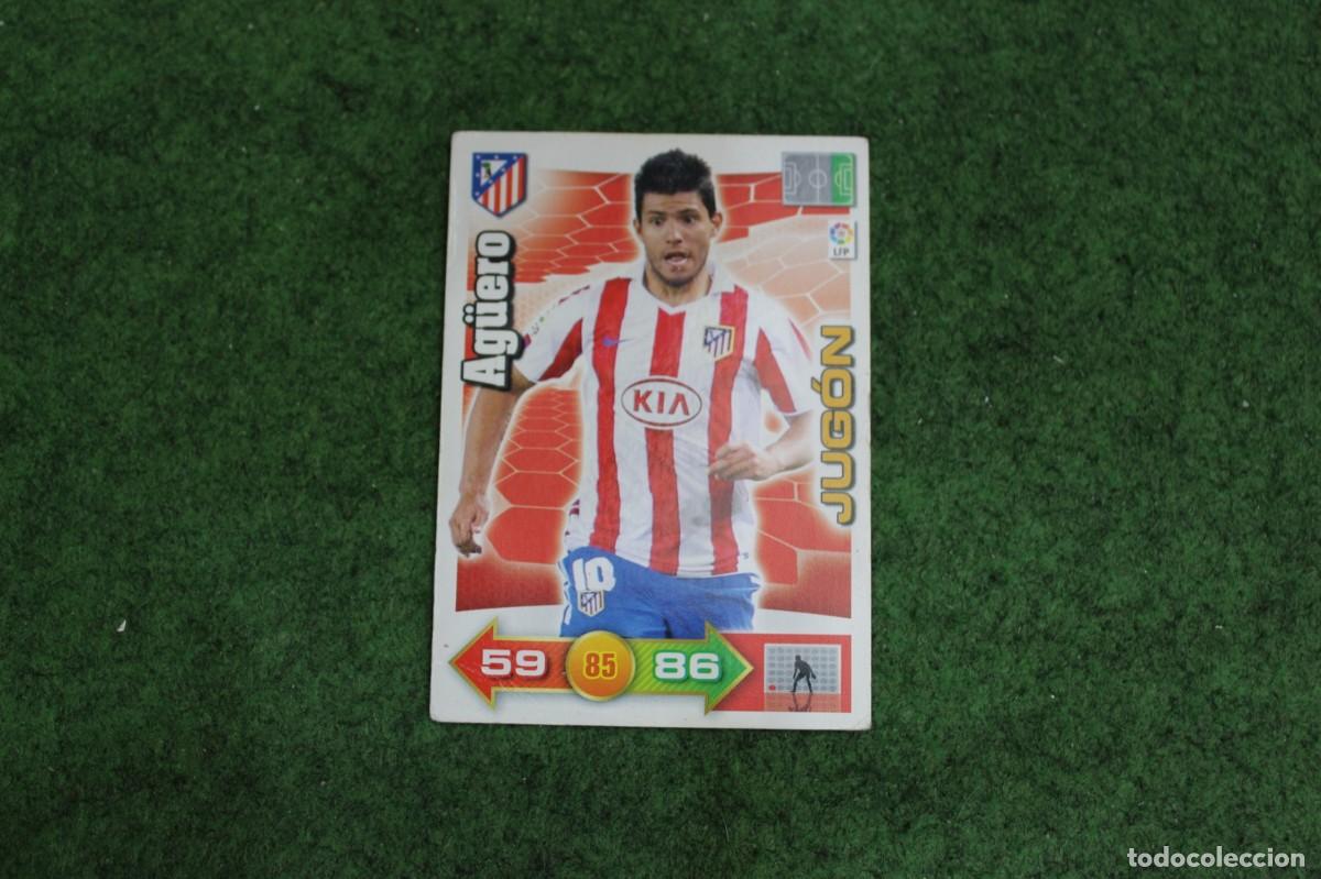 Fu&szlig;ball-Sticker: AG&Uuml;ERO ATL&Eacute;TICO DE MADRID JUG&Oacute;N ADRENALYN XL 2010 2011 10 11 LALIGA SANTANDER