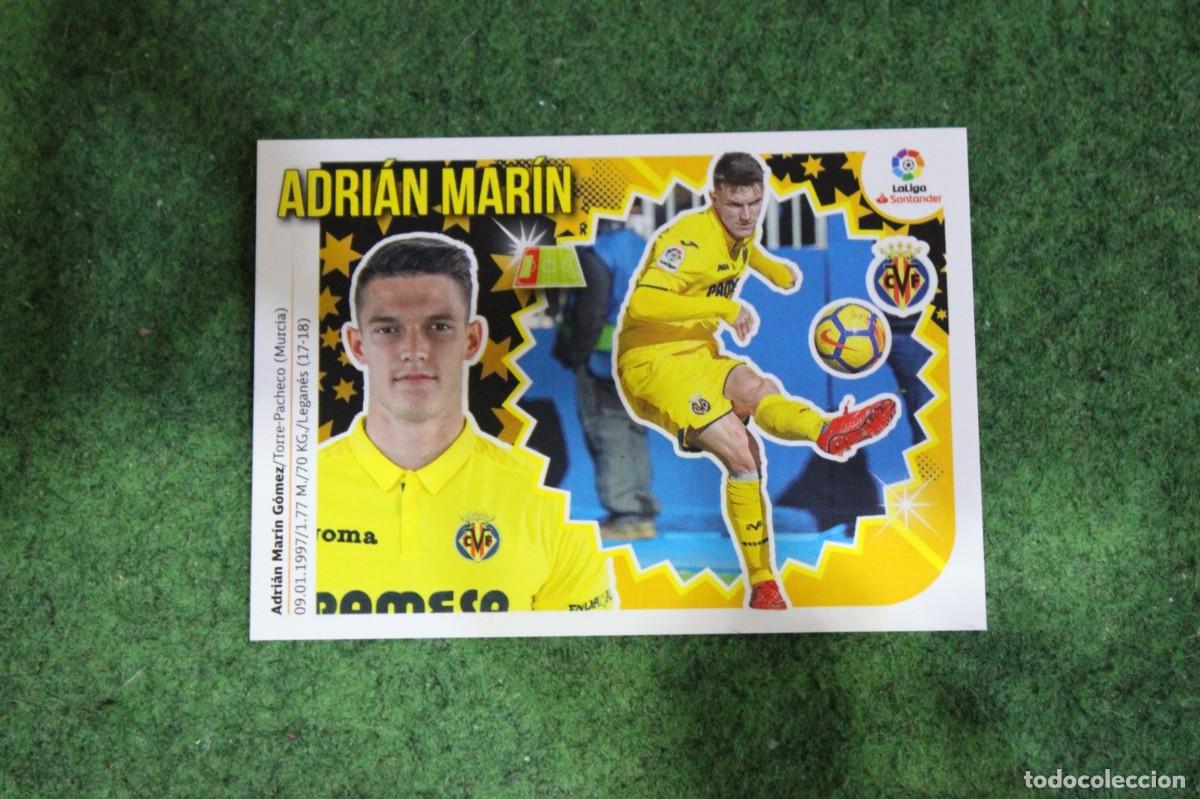 Cromos de Futebol: 4B ADRI&Aacute;N MAR&Iacute;N VILLARREAL CF LIGA ESTE 2018-19 2018 2019 18 19 LALIGA SANTANDER